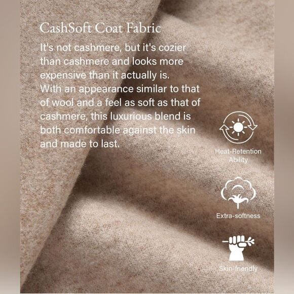 OGL Move Cashsoft Wool-like Flared Maxi Skirt Heather Oatmeal Size Medium NEW - Picture 6 of 15